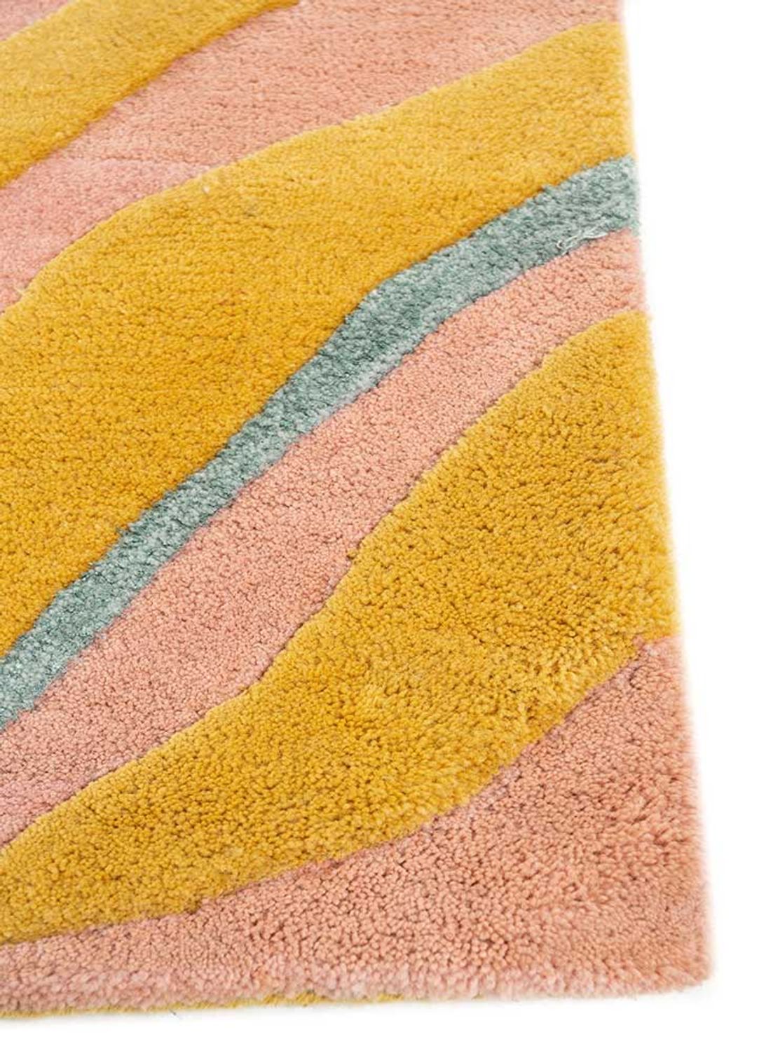 Alfombra de lana - 270 x 180 cm - oro