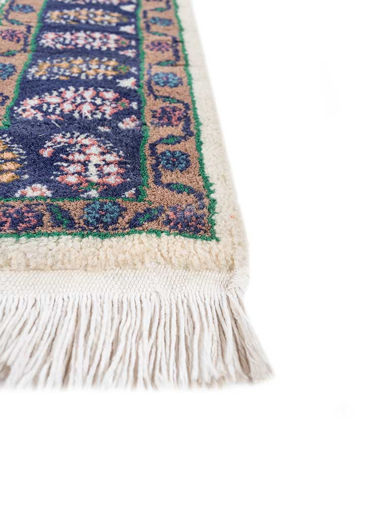 Alfombra de lana - 210 x 150 cm - crema