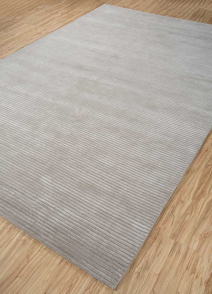 Alfombra de lana - 270 x 180 cm - gris claro