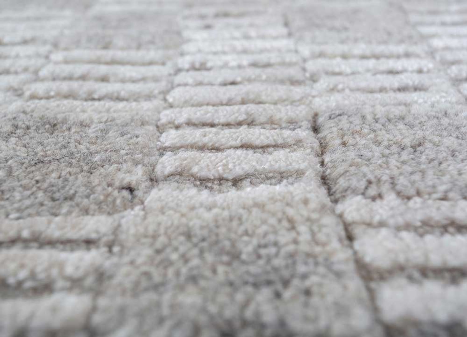 Alfombra de lana - 300 x 240 cm - beige