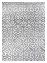 Alfombra de lana - 390 x 270 cm - gris claro