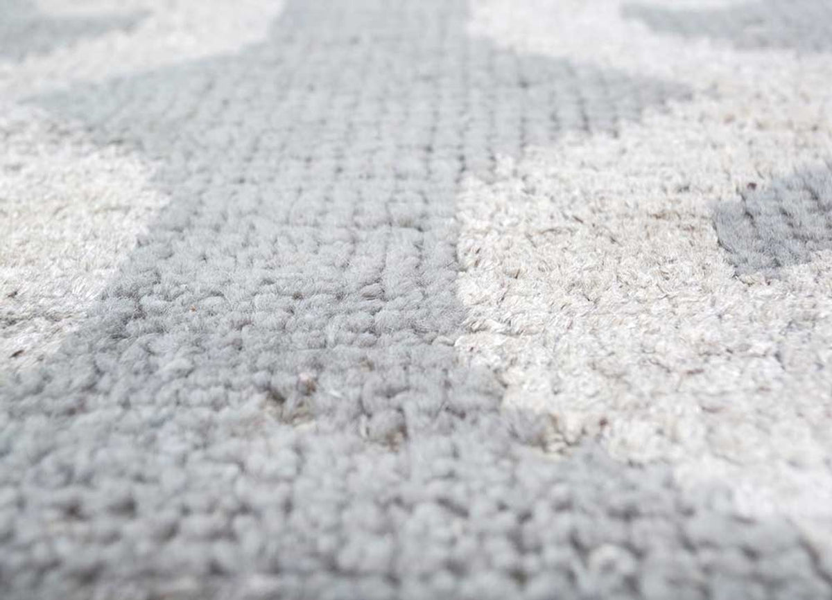 Alfombra de lana - 390 x 270 cm - gris claro