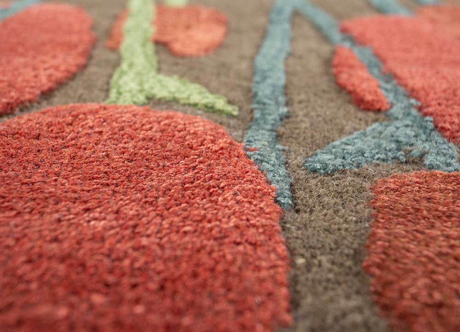 Alfombra de lana - 270 x 180 cm - beige