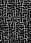 Alfombra de lana - 270 x 180 cm - blanco y negro