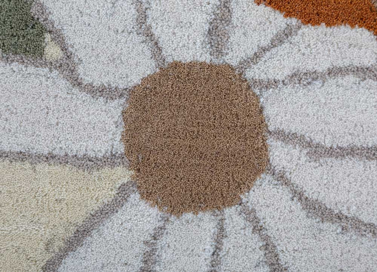 Alfombra de lana forma especial  - 270 x 180 cm - multicolor