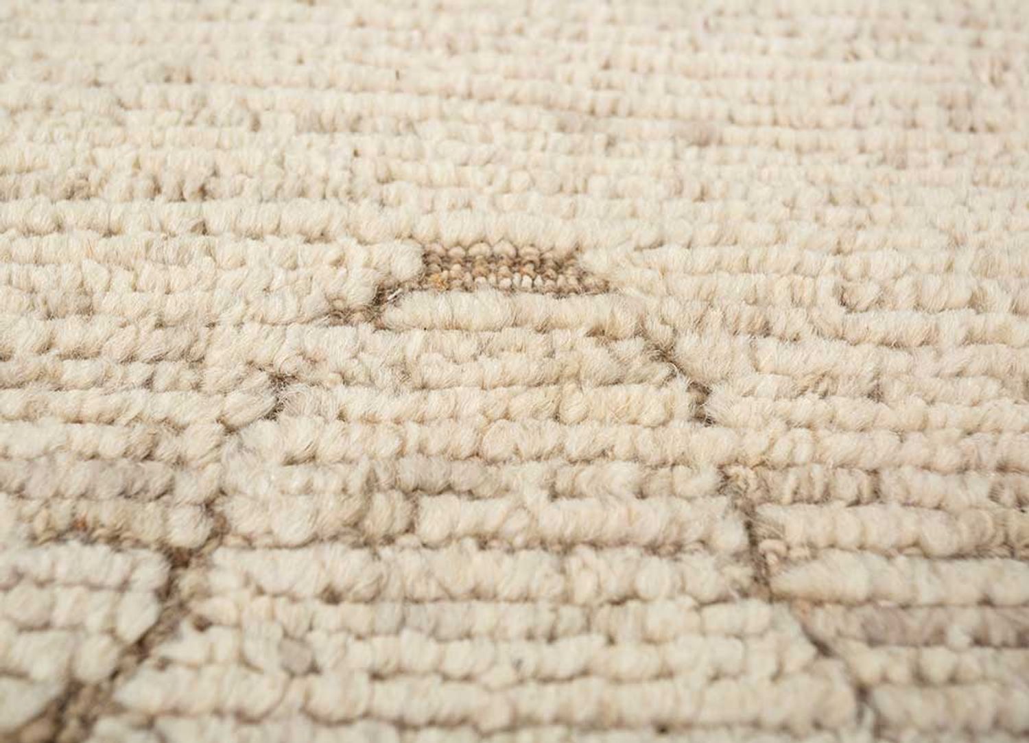 Alfombra de lana - 270 x 180 cm - crema