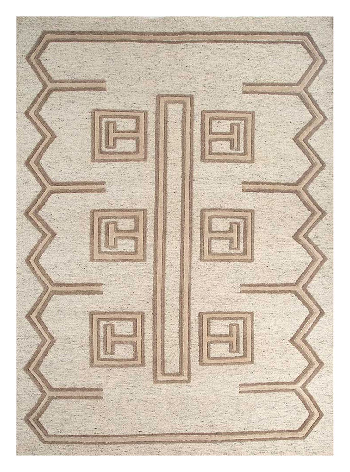 Alfombra de lana - 300 x 240 cm - crema