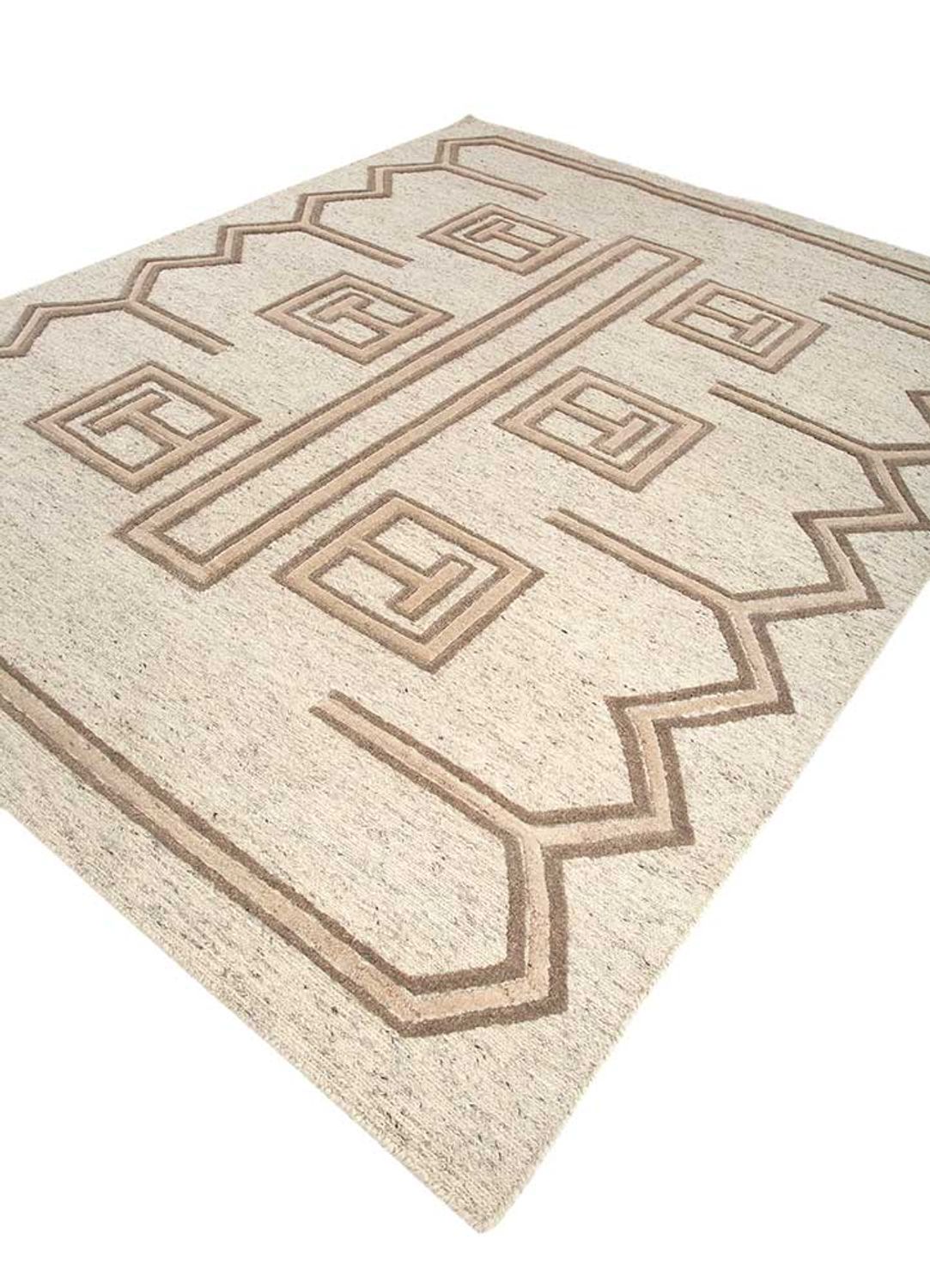 Alfombra de lana - 300 x 240 cm - crema