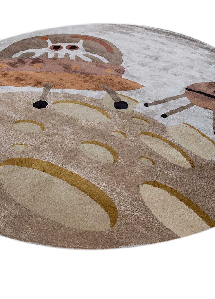 Alfombra de lana 210x210cm