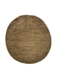 Alfombra de lana forma especial  - 210 x 165 cm - beige oscuro