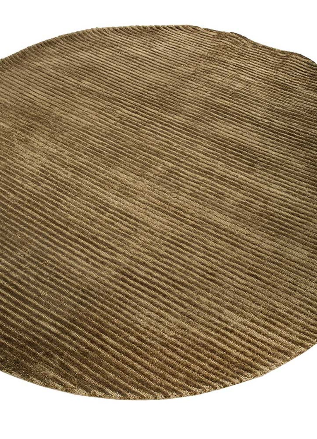 Alfombra de lana forma especial  - 210 x 165 cm - beige oscuro