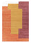 Alfombra de lana forma especial  - 270 x 180 cm - naranja