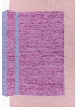 Alfombra de lana forma especial  - 270 x 180 cm - púrpura