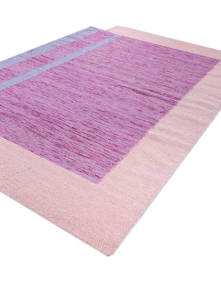 Alfombra de lana forma especial  - 270 x 180 cm - púrpura