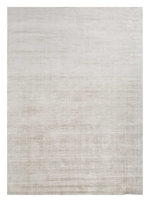 Alfombra de viscosa - 270 x 180 cm - gris claro