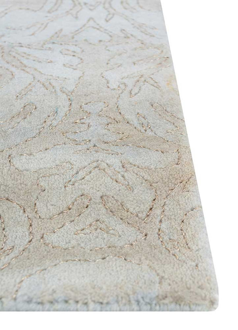 Alfombra de lana - 300 x 240 cm - gris claro