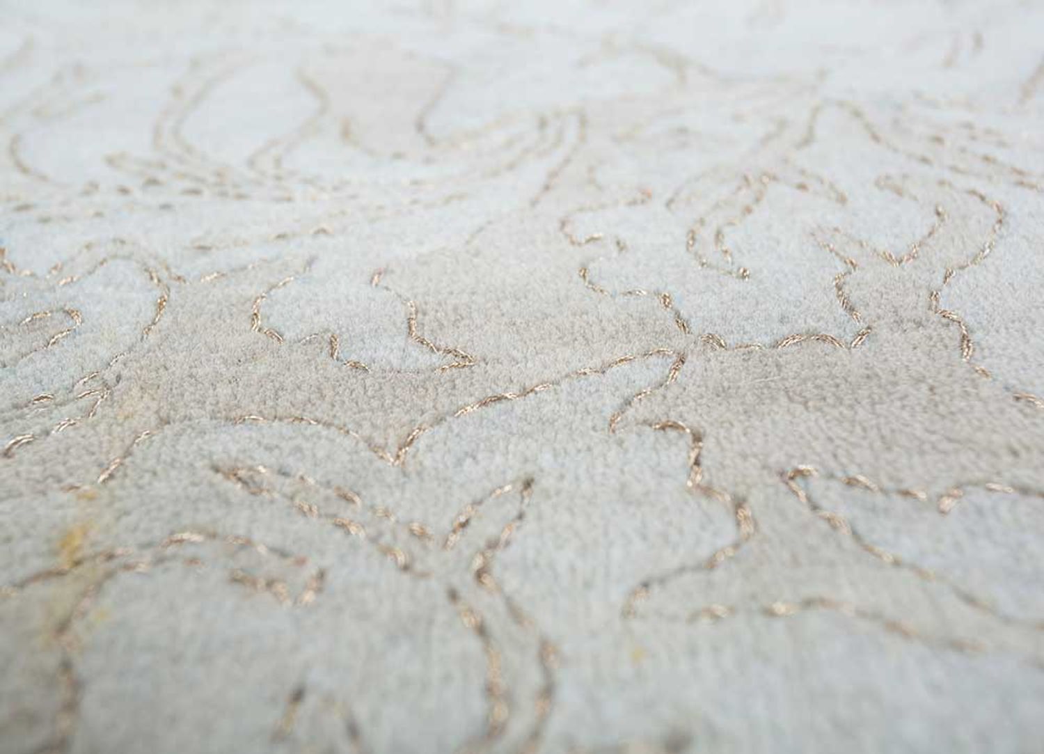 Alfombra de lana - 300 x 240 cm - gris claro