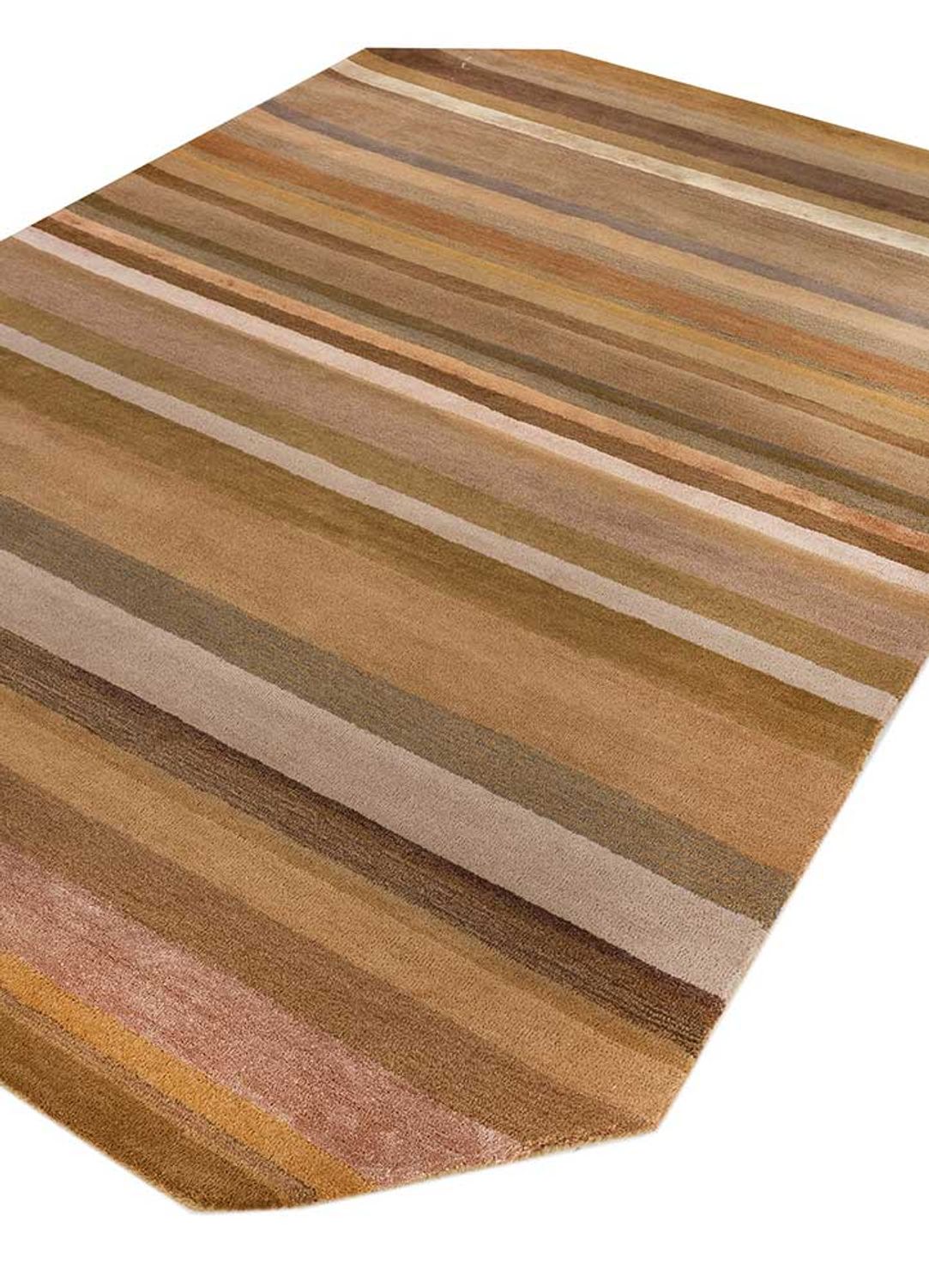 Alfombra de lana forma especial  - 270 x 180 cm - azul