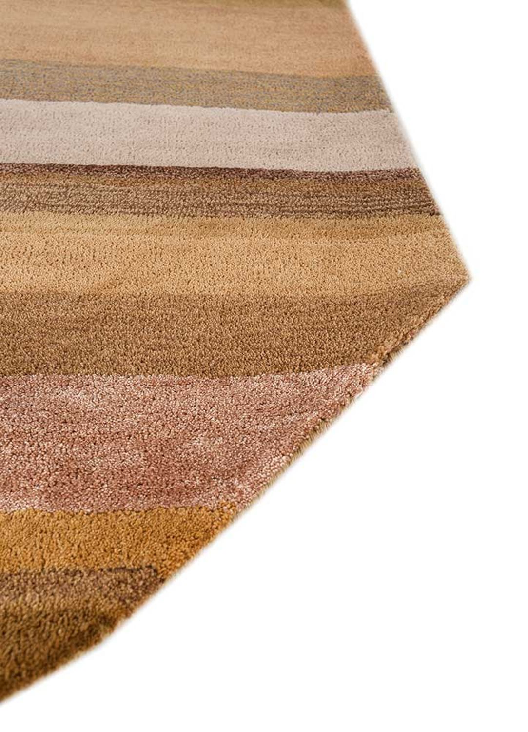 Alfombra de lana forma especial  - 270 x 180 cm - azul