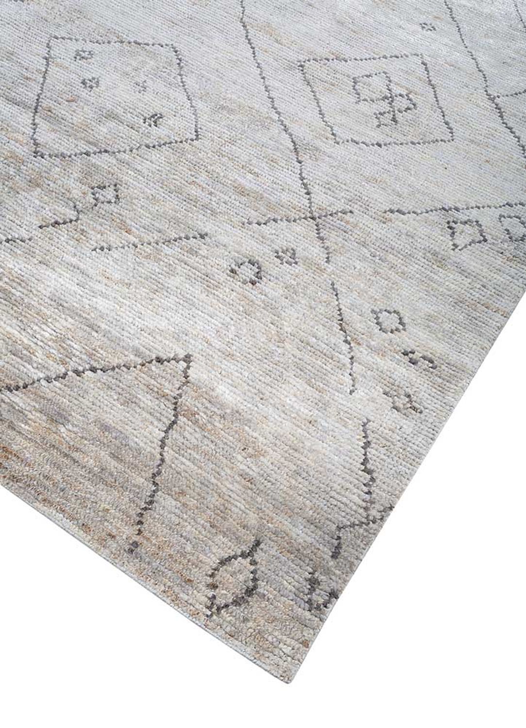 Alfombra de sisal - 300 x 240 cm - blanco
