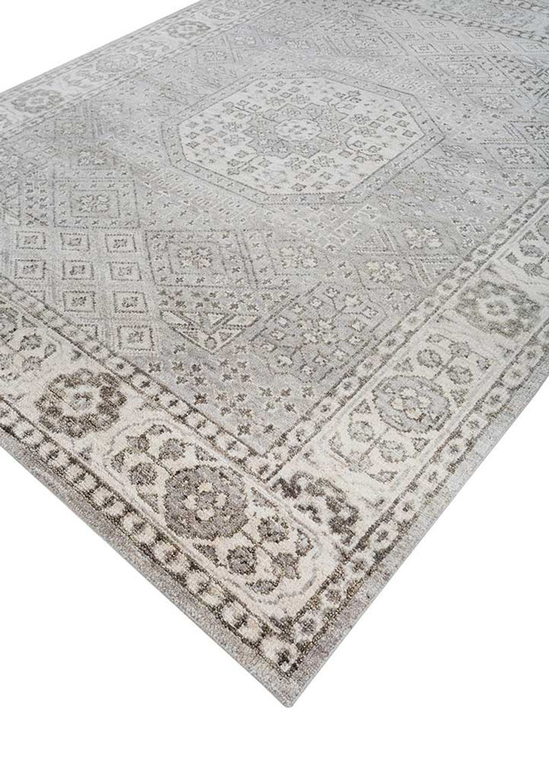 Alfombra de lana - 300 x 240 cm - plata
