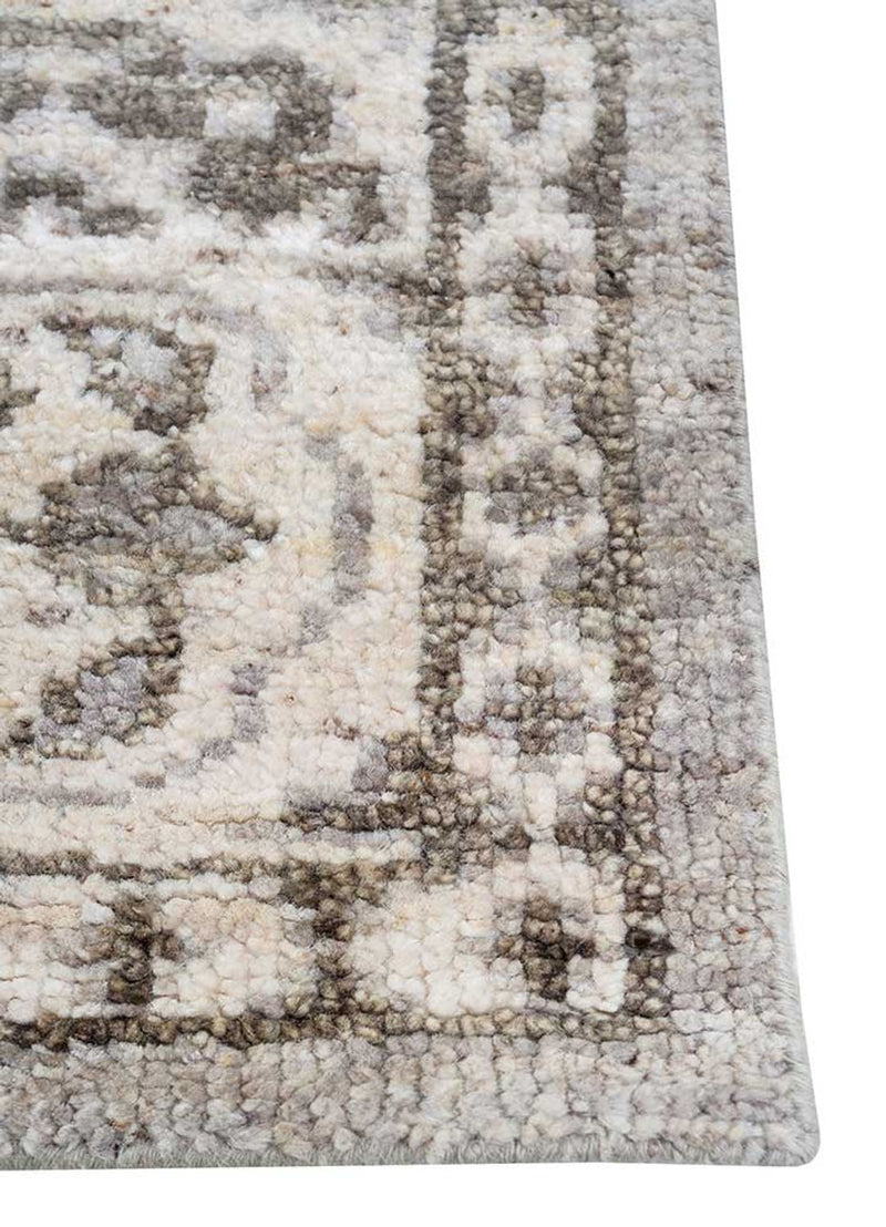 Alfombra de lana - 300 x 240 cm - plata