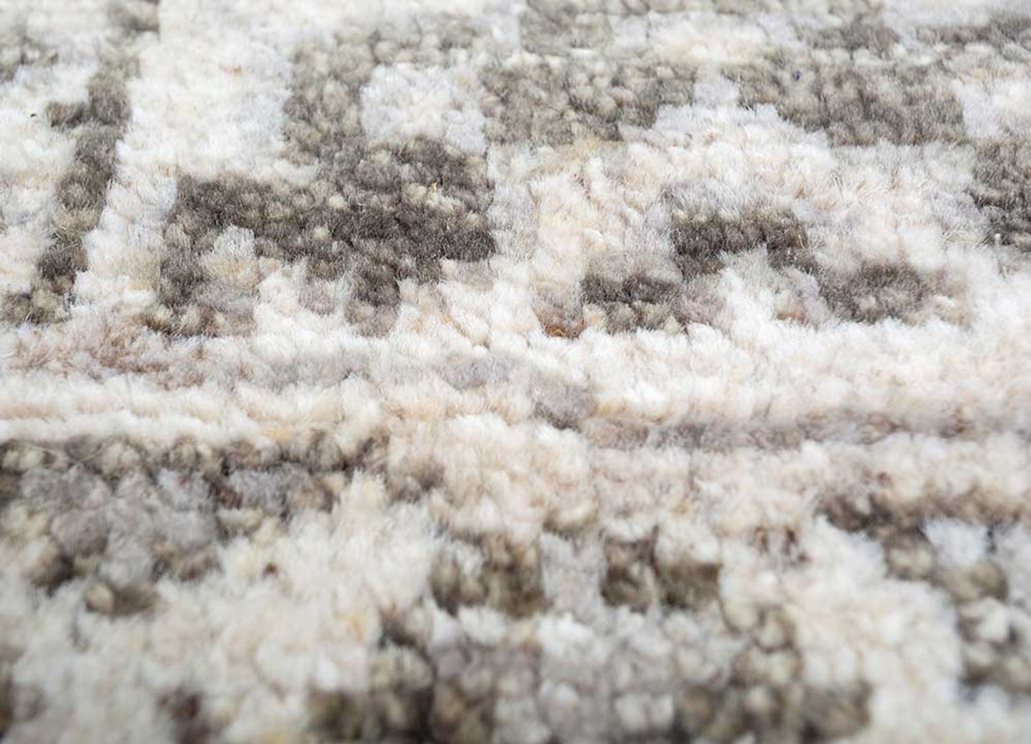 Alfombra de lana - 300 x 240 cm - plata
