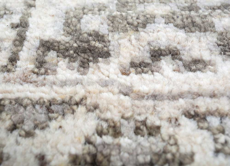 Alfombra de lana - 300 x 240 cm - plata