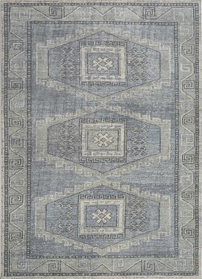 Alfombra de lana - 240 x 150 cm - gris