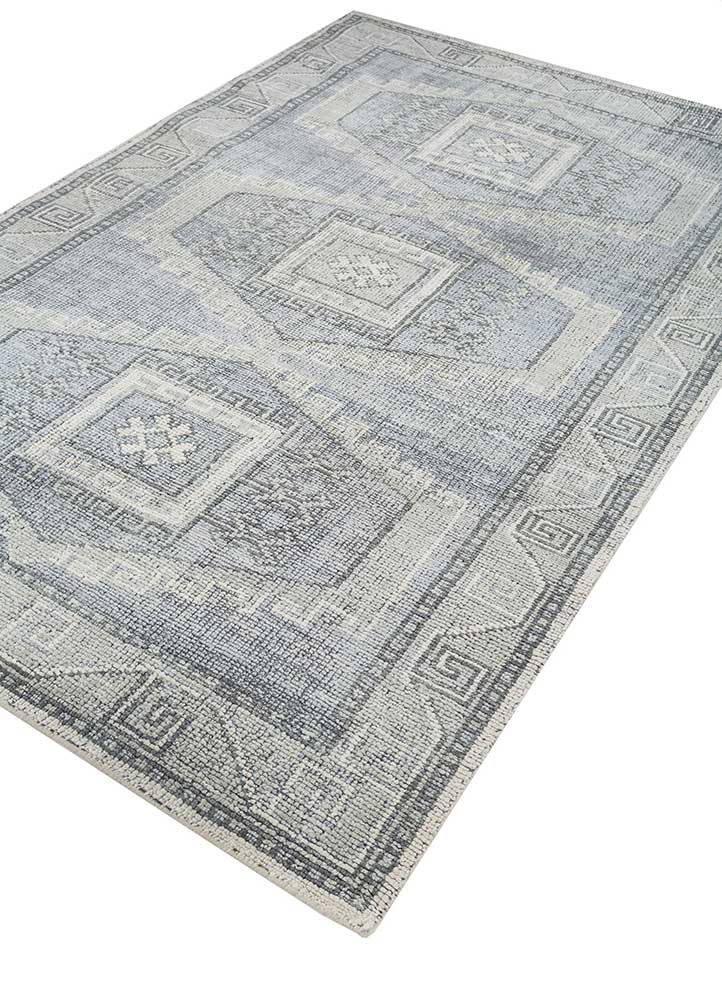 Alfombra de lana - 240 x 150 cm - gris