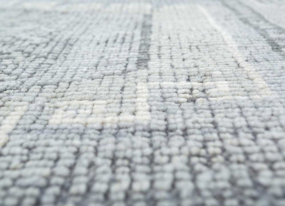 Alfombra de lana - 240 x 150 cm - gris