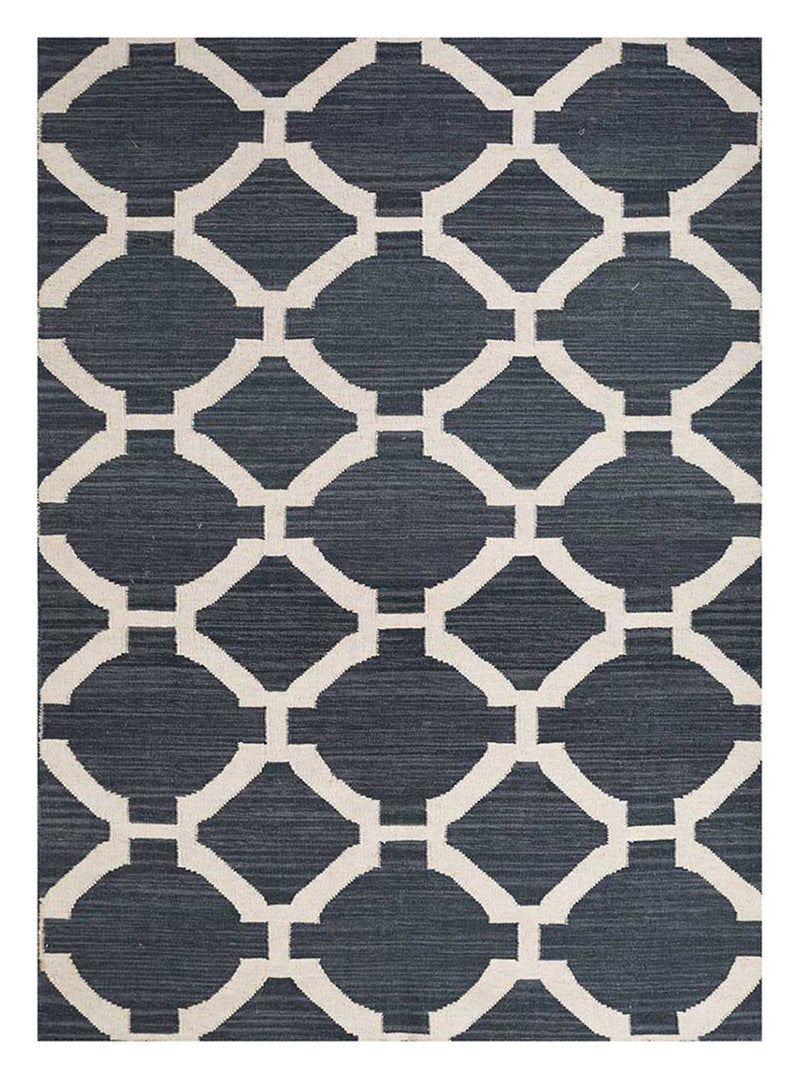 Alfombra de lana - 240 x 150 cm - antracita
