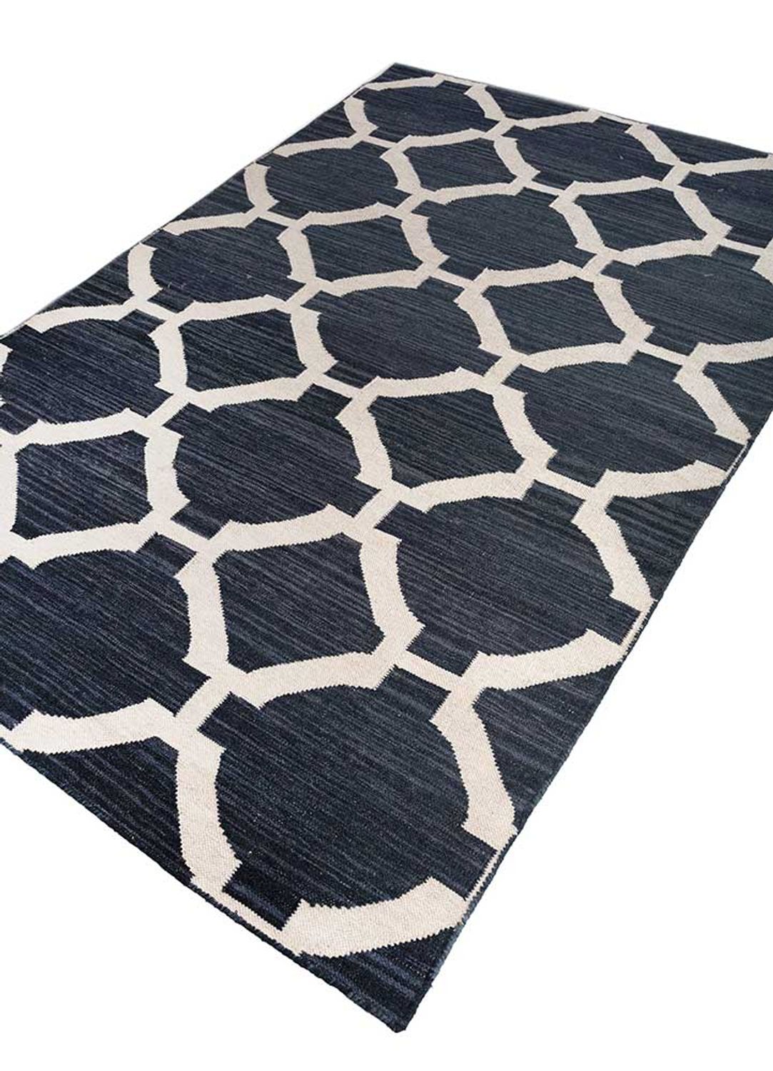 Alfombra de lana - 240 x 150 cm - antracita