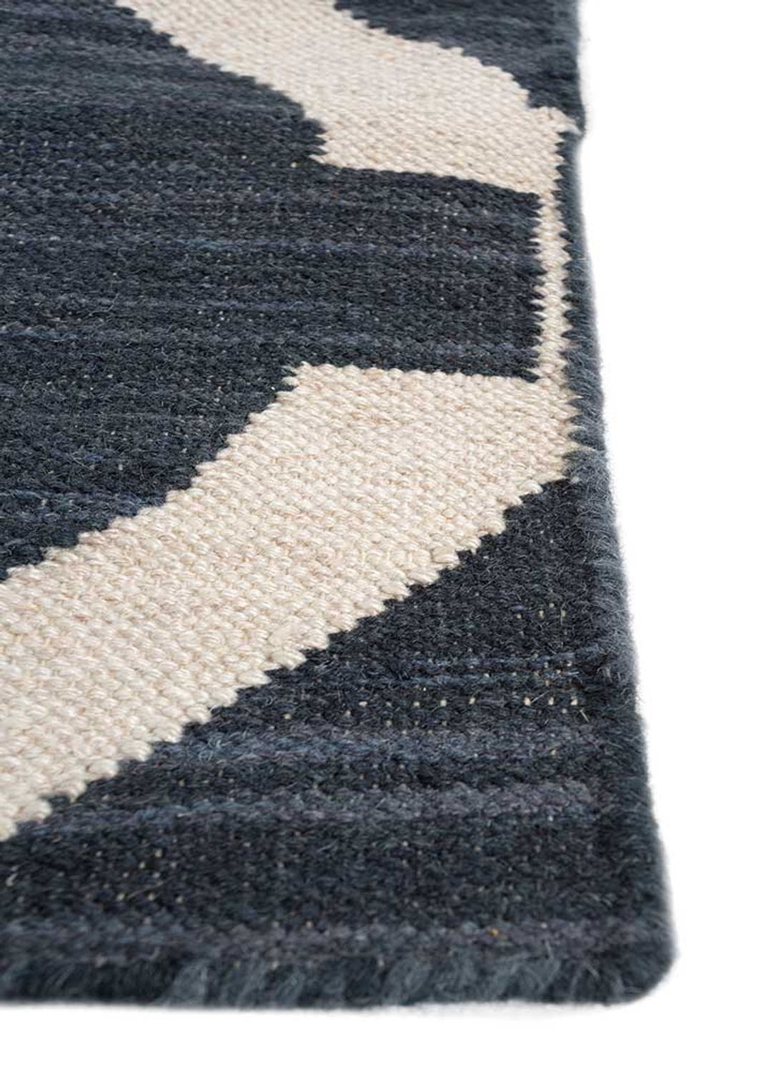 Alfombra de lana - 240 x 150 cm - antracita