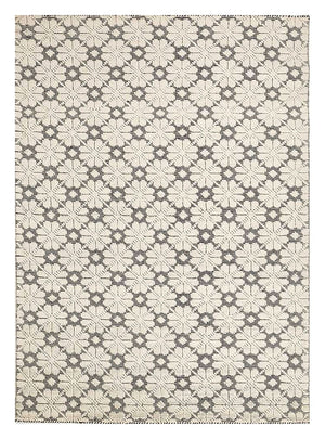 Alfombra de lana - 240 x 150 cm - crema