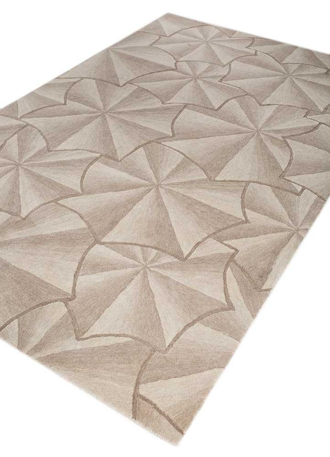 Alfombra de lana - 240 x 150 cm - oro