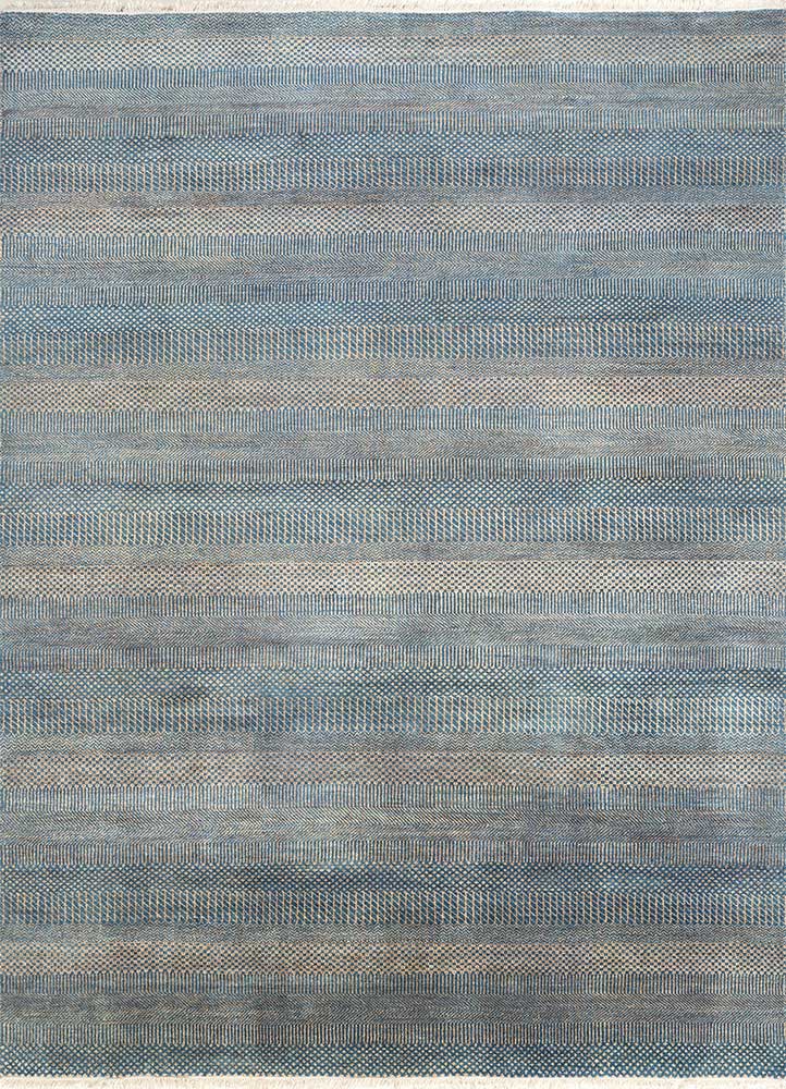 Alfombra de lana - 270 x 180 cm - azul marino