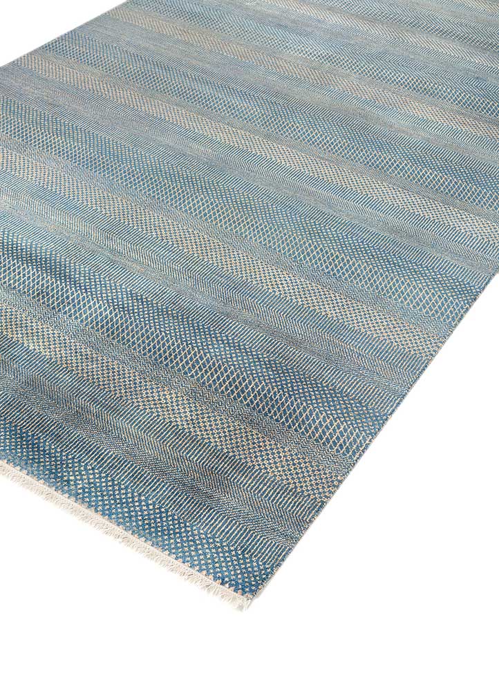 Alfombra de lana - 270 x 180 cm - azul marino