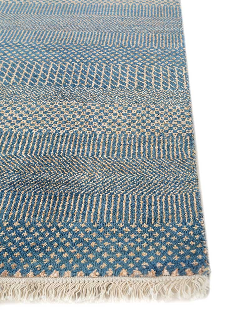 Alfombra de lana - 270 x 180 cm - azul marino