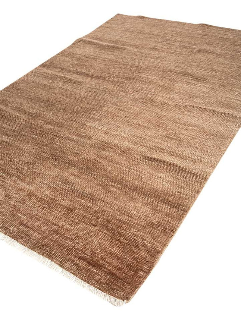 Alfombra de lana - 240 x 150 cm - marrón