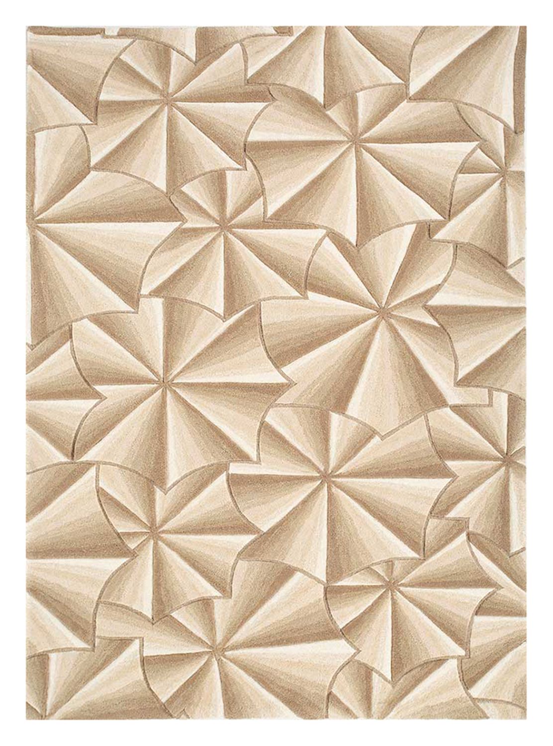 Alfombra de lana - 240 x 150 cm - oro