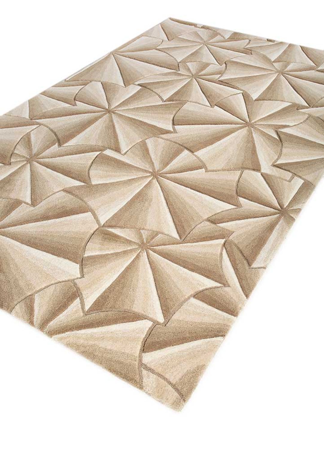 Alfombra de lana - 240 x 150 cm - oro
