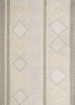 Alfombra de lana - 240 x 150 cm - crema