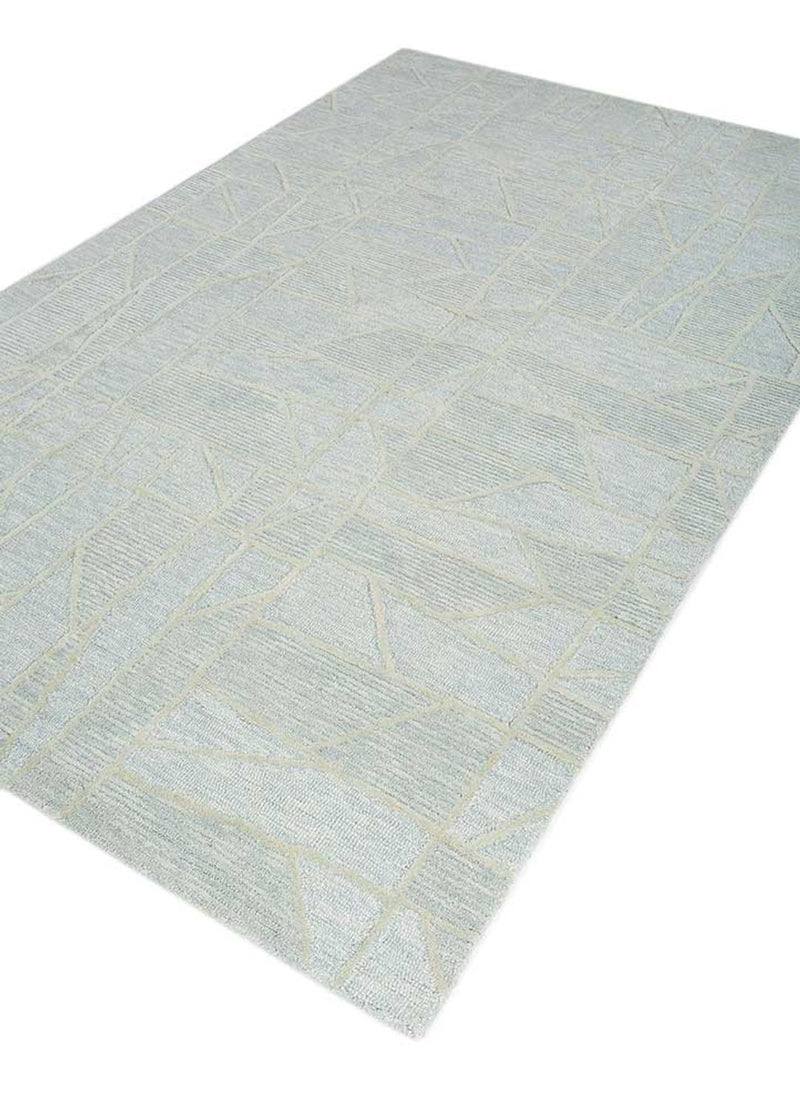 Alfombra de lana - 240 x 150 cm - beige oscuro