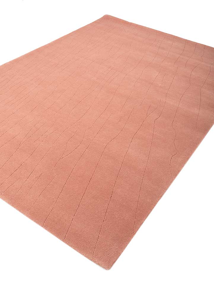 Alfombra de lana - 233 x 165 cm - naranja
