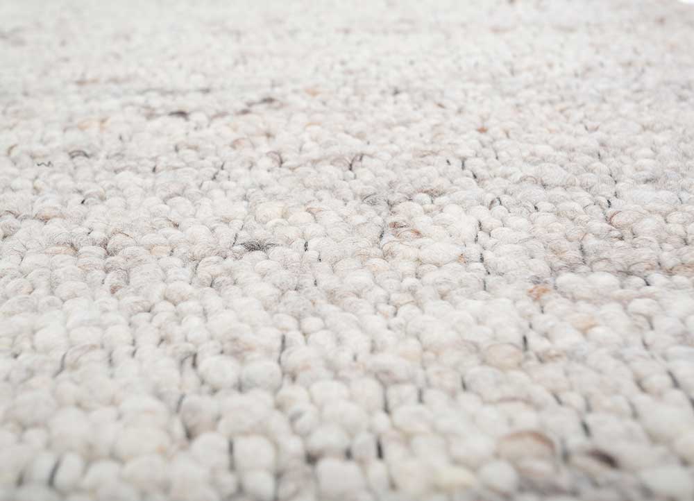 Alfombra de lana - 240 x 180 cm - crema