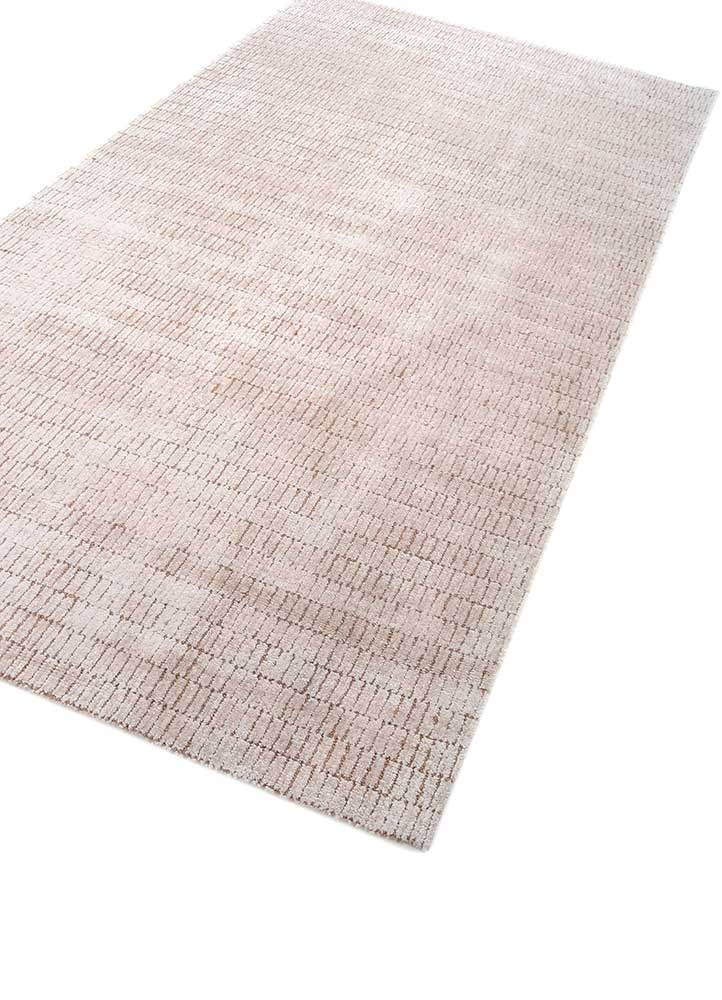 Alfombra de viscosa - 240 x 150 cm - crema