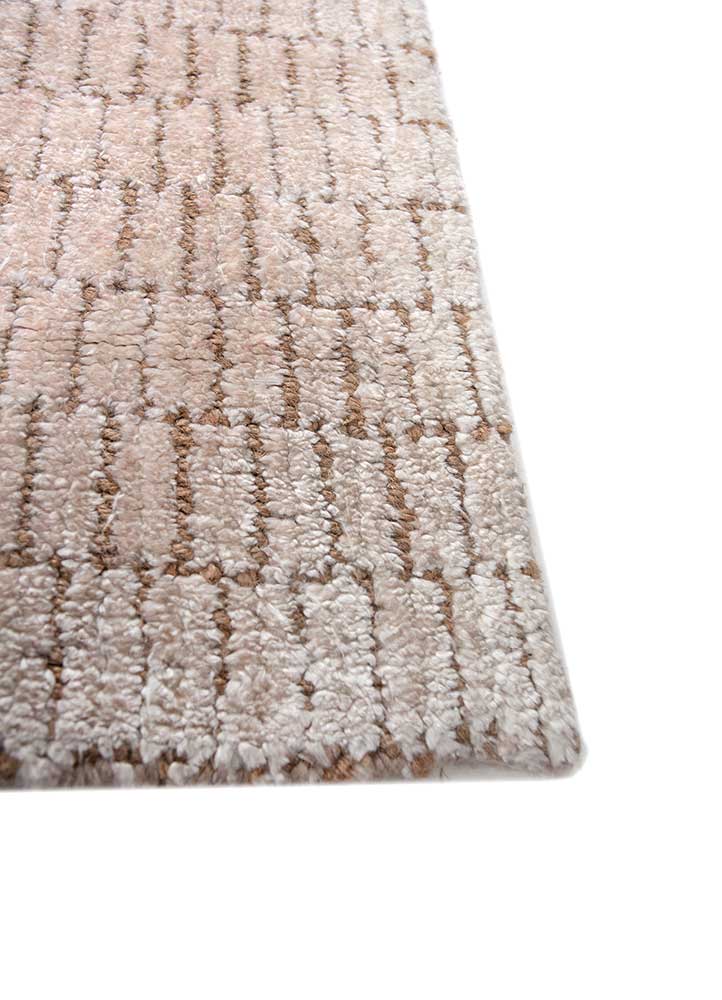 Alfombra de viscosa - 240 x 150 cm - crema