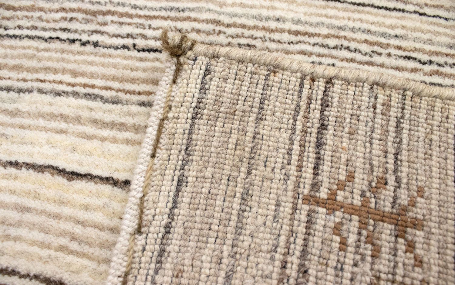 Alfombra de lana - 145 x 79 cm - multicolor