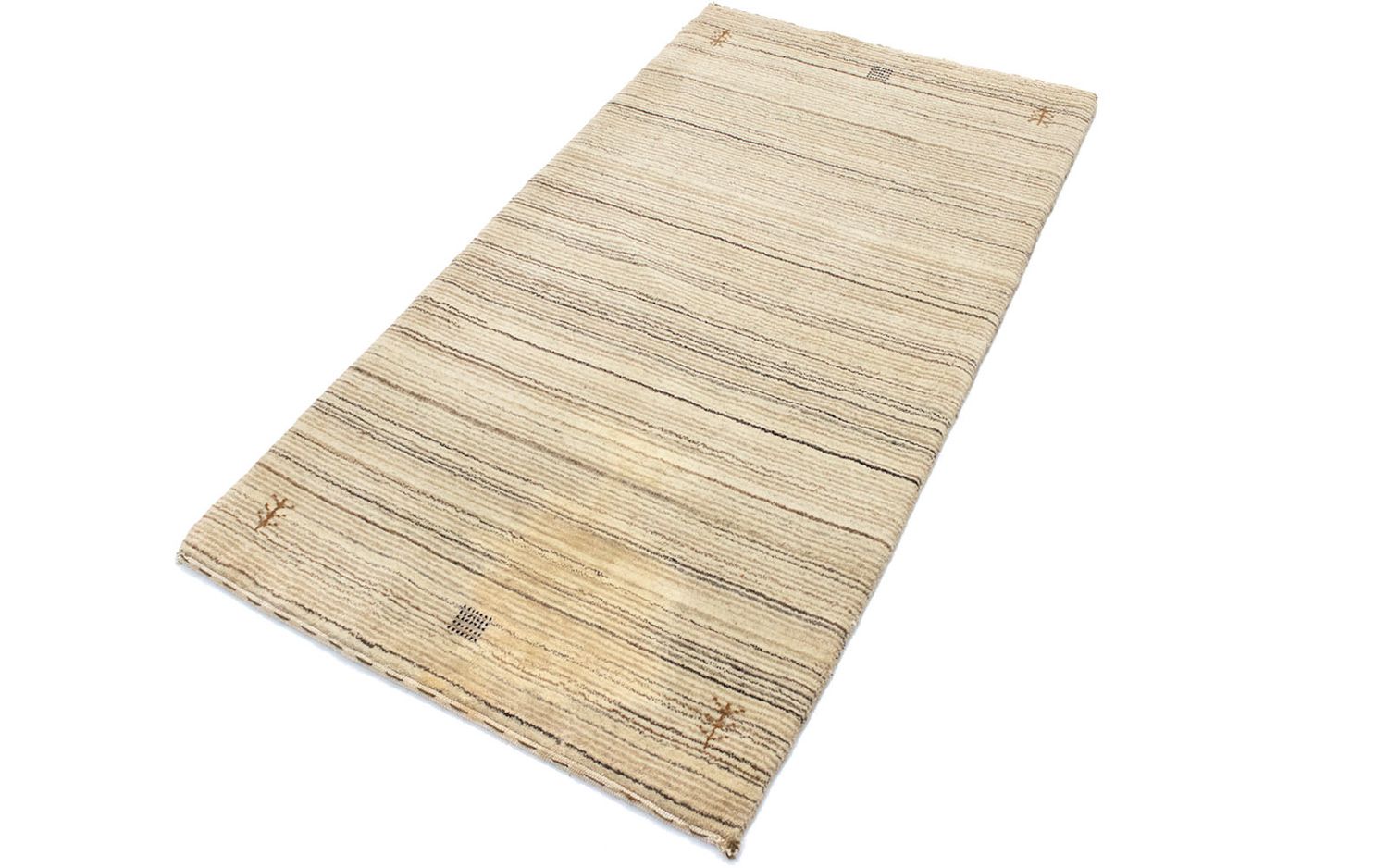 Alfombra de lana - 145 x 79 cm - multicolor